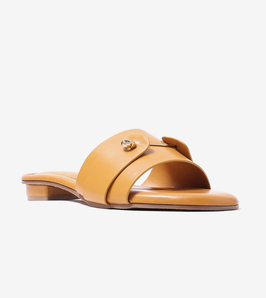 Minimal Muse Slip-On Flats - Mustard