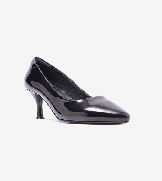 Classic Pointed-Toe Pumps - Black