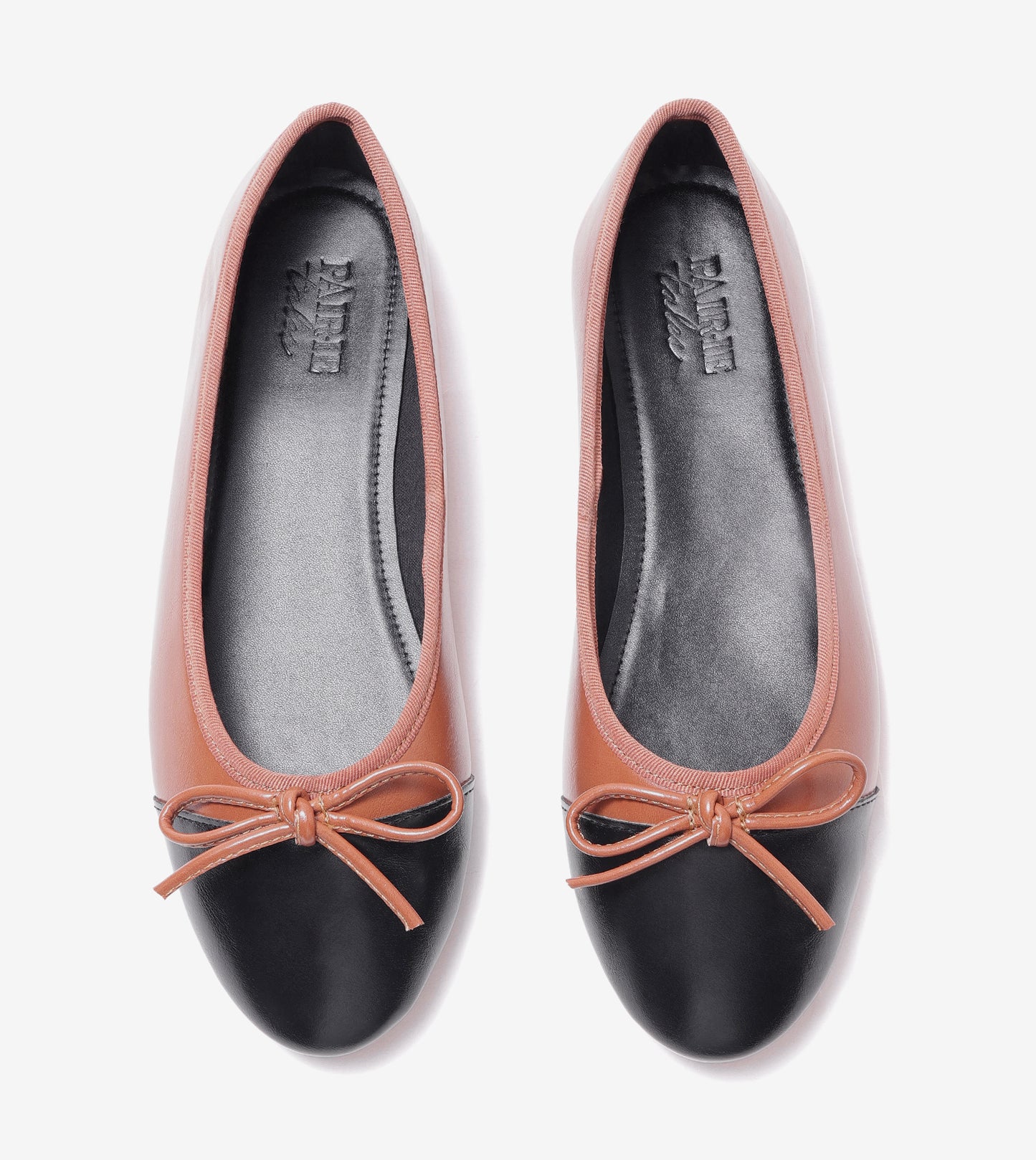 Classic Bow Detail Ballet Flats - Tan