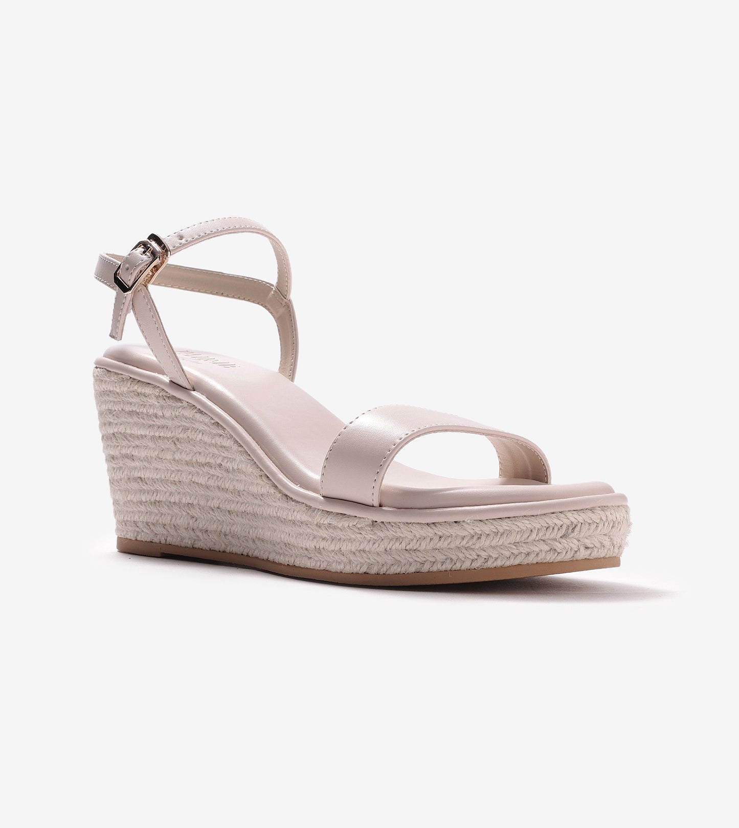 Espadrille Wedges - Cream