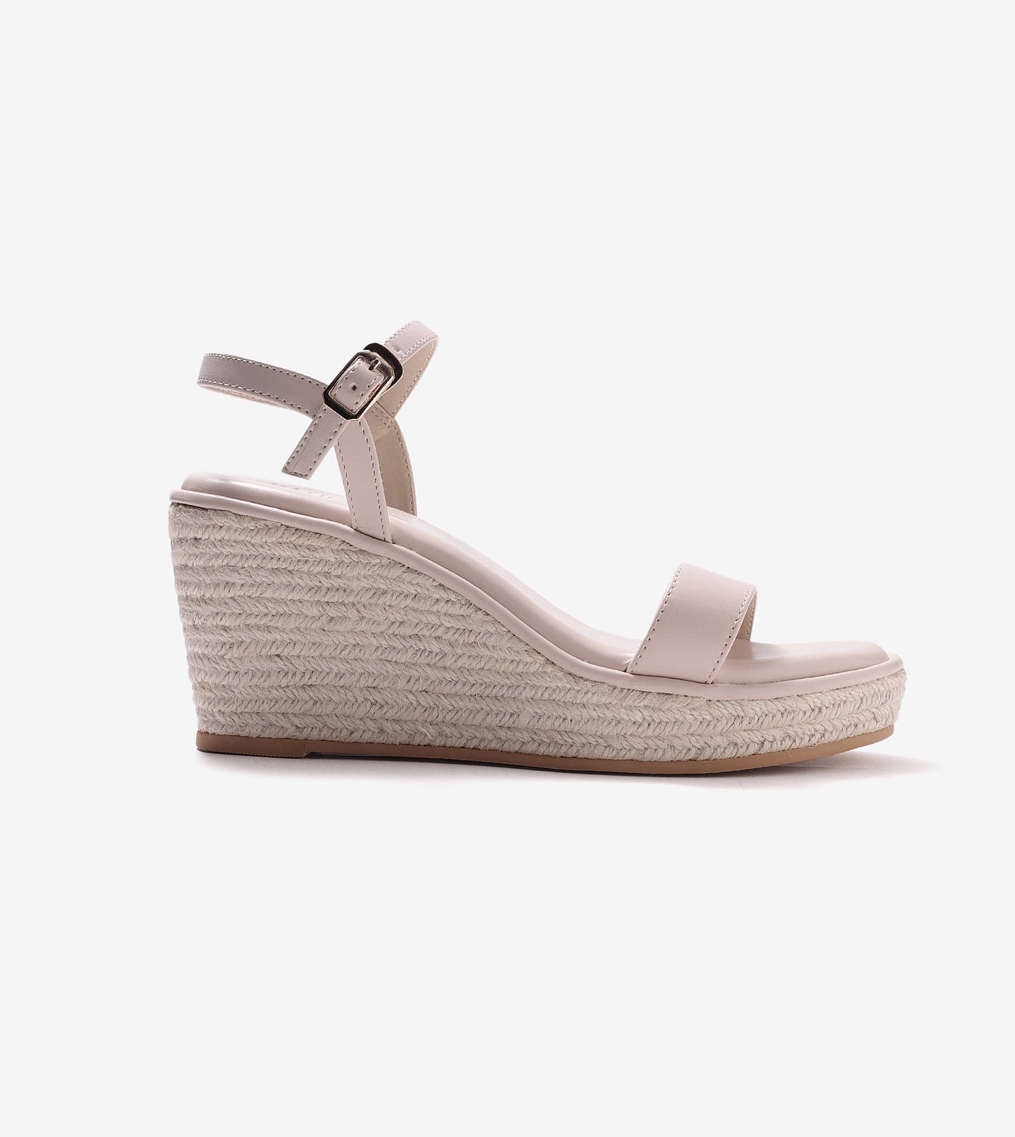 Espadrille Wedges - Cream