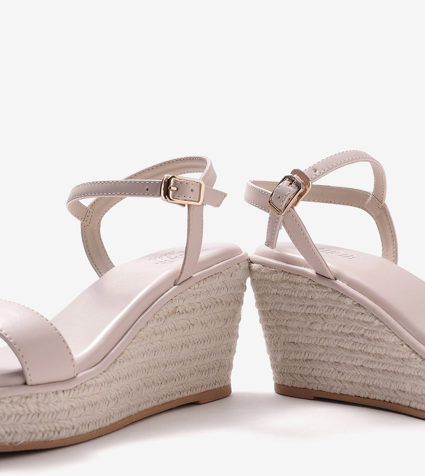 Espadrille Wedges - Cream