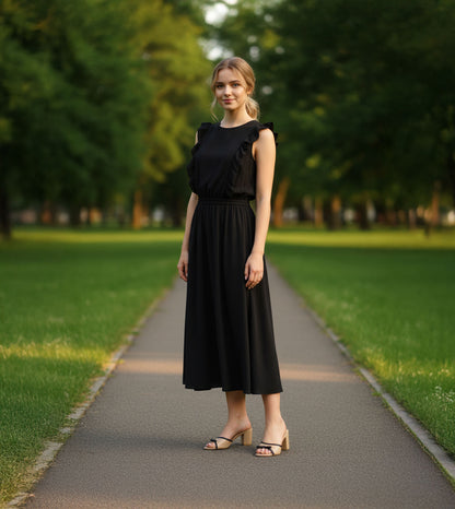 Two Tone Bow Heeled Mules - Beige