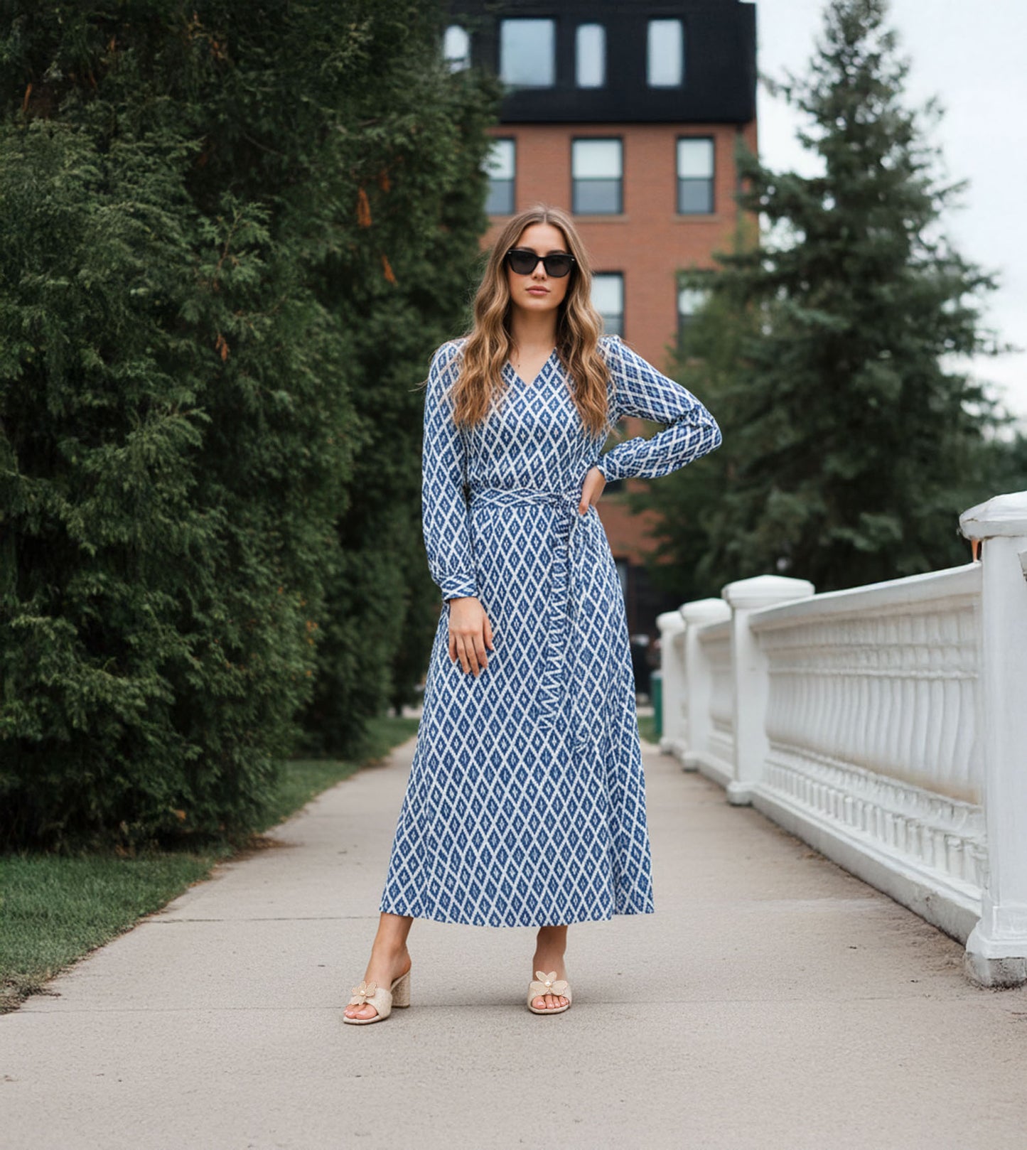 Jute Block Heeled Mule With Metal Adornment - Cream