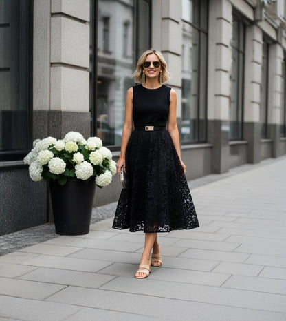 Asymmetric Cutout Block Heeled Slide Sandals - Peach