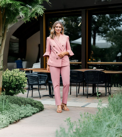 Floral Adornment Block Heeled Sandals - Beige
