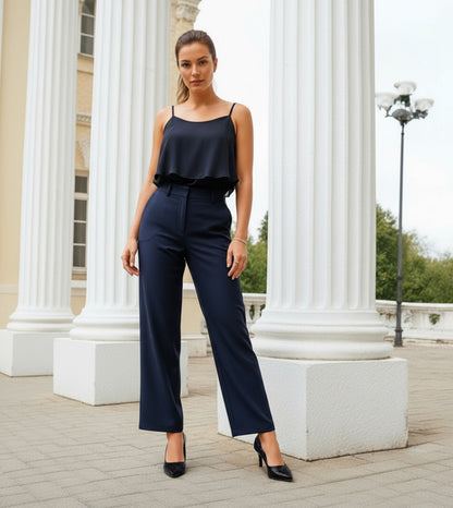 Patent Croc-Effect Pointed Toe Pumps - Black