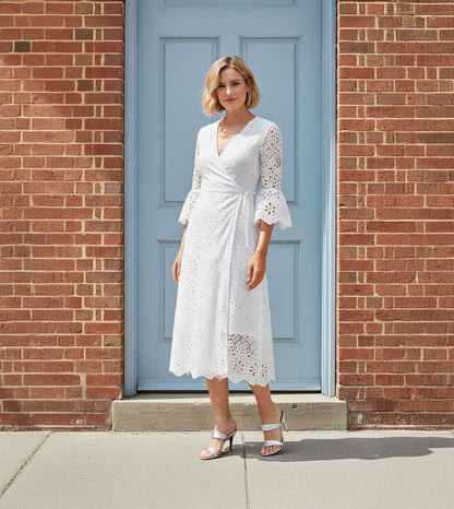 Two Strap Stiletto-Heel Sandals - Silver