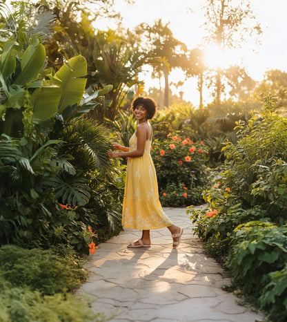 Double Strap Buckled Flat Sandals - Peach