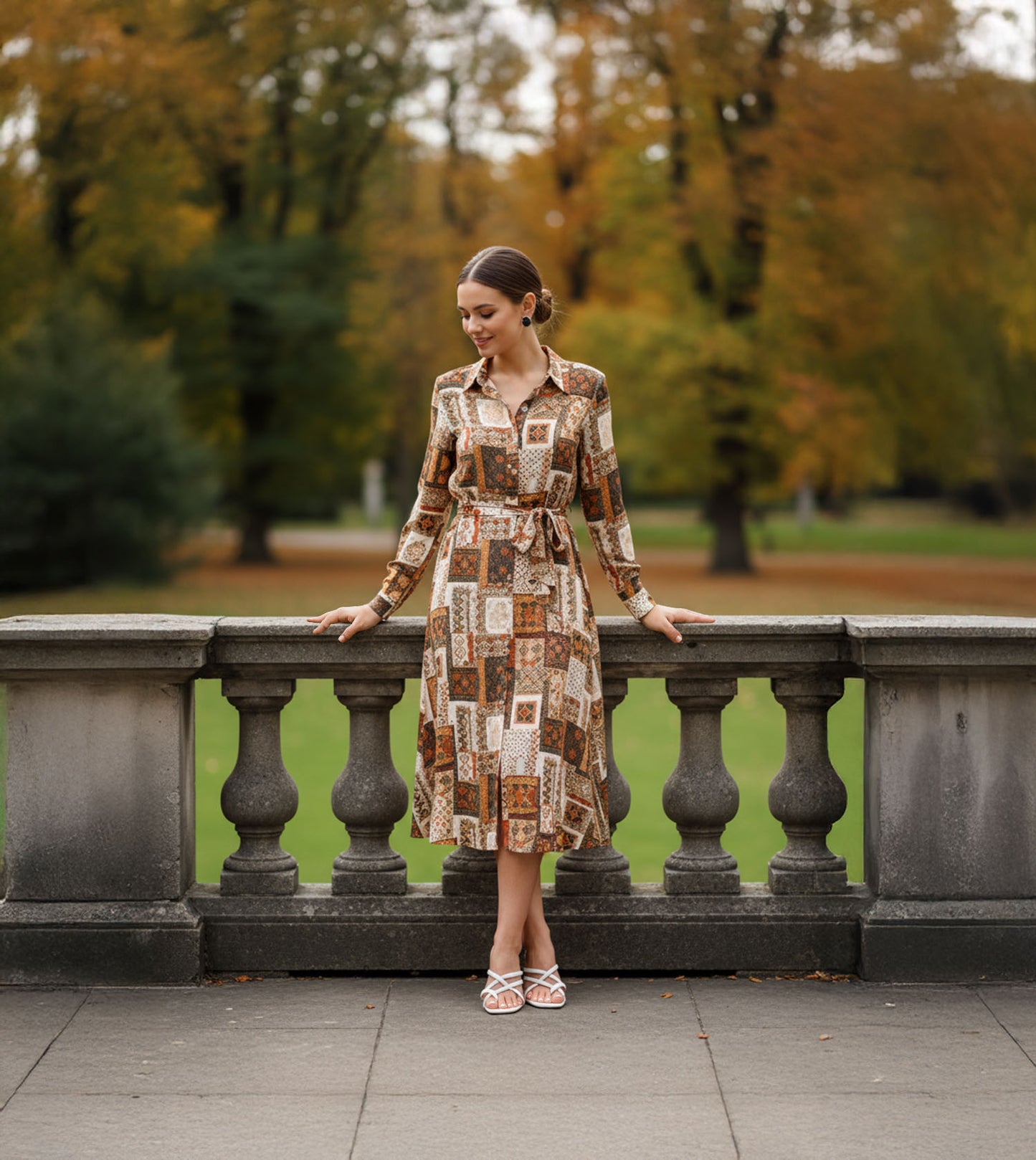 Asymmetric Strappy Tubular Heeled Sandals - White