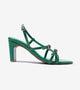 Trendy Strappy Straight Heel - Green