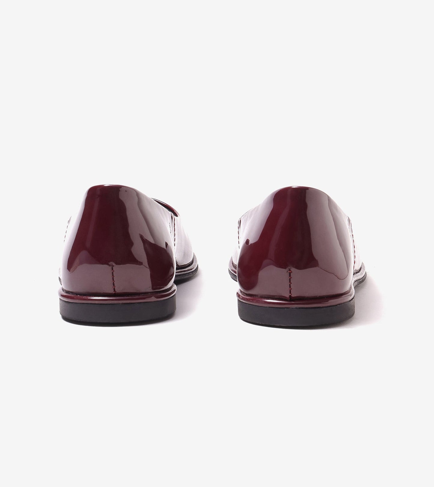 Modern Classic Patent Ballet Flats - Wine