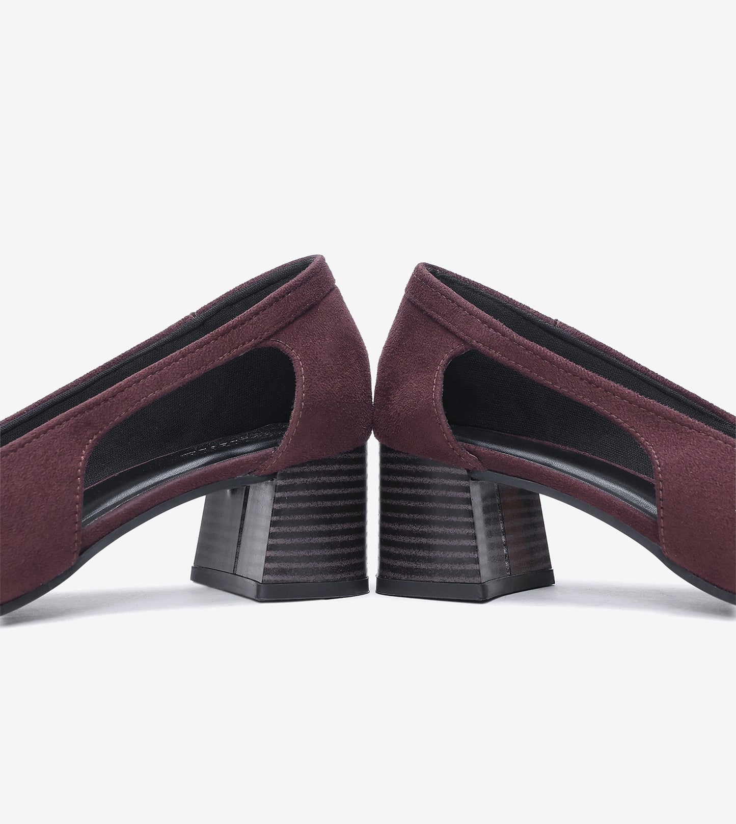 Velvet Sculpted Pumps - Brown