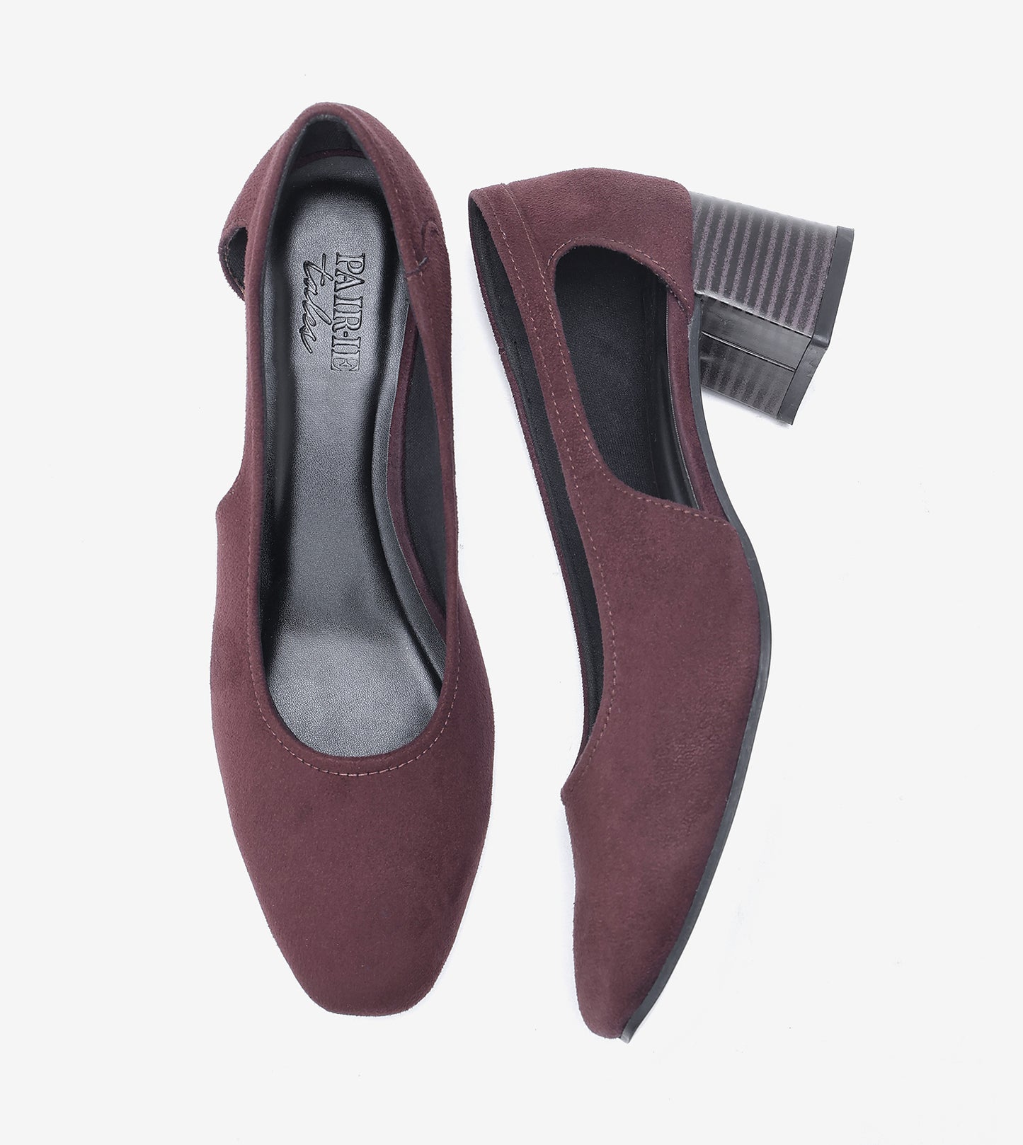 Velvet Sculpted Pumps - Brown
