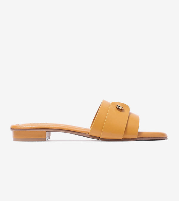 Minimal Muse Slip-On Flats - Mustard