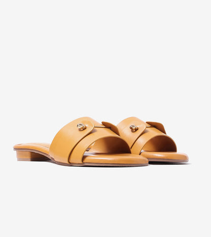 Minimal Muse Slip-On Flats - Mustard