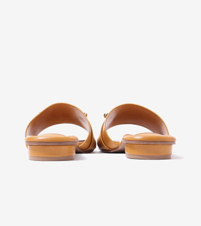 Minimal Muse Slip-On Flats - Mustard