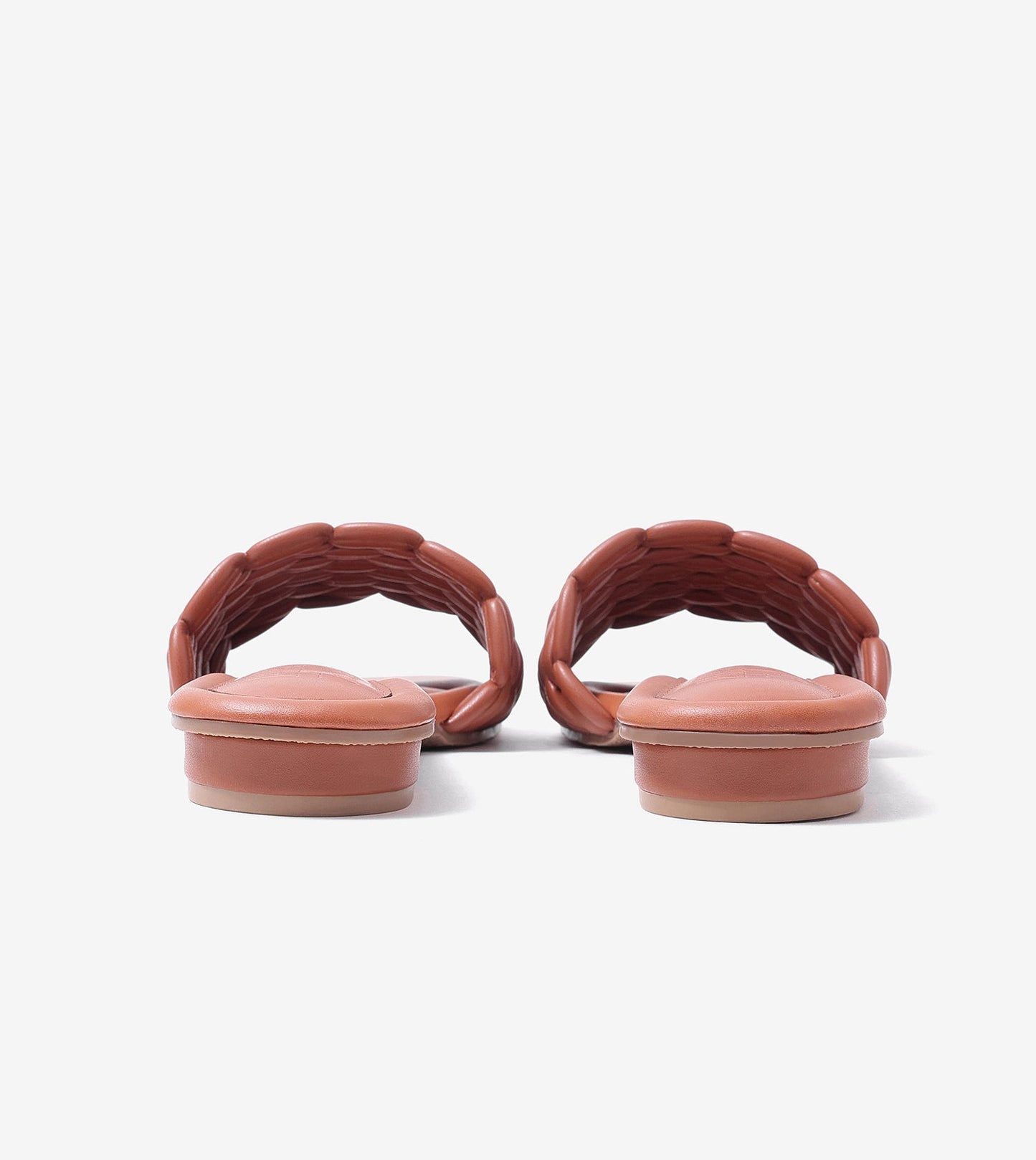 Braided Strap Comfort Slides - Tan