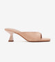 Statement Textured Mules - Beige