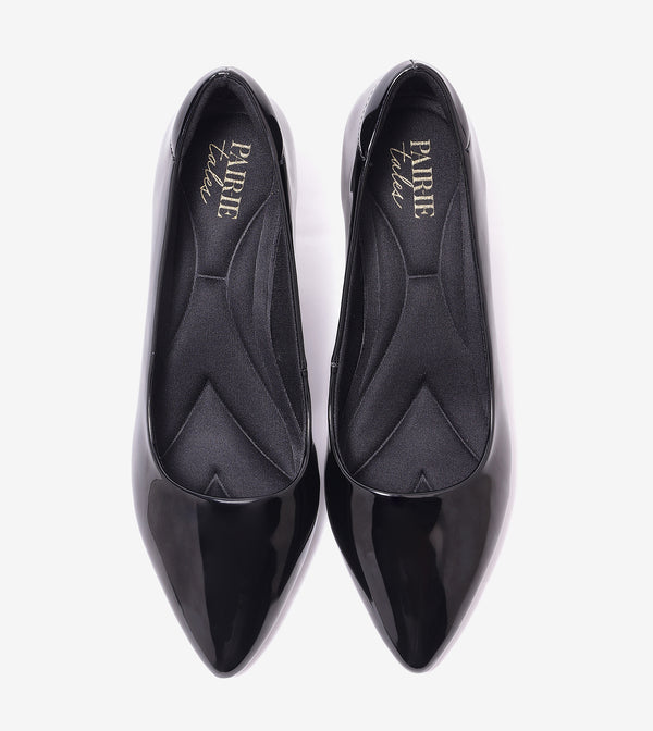 Classic Pointed-Toe Pumps - Black
