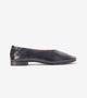 Minimal Seam Detail Slip-On Flats - Black