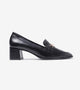 Chain Loafers Heels - Black