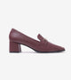 Chain Loafers Heels - Wine
