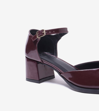 Mary Jane Heels - Wine