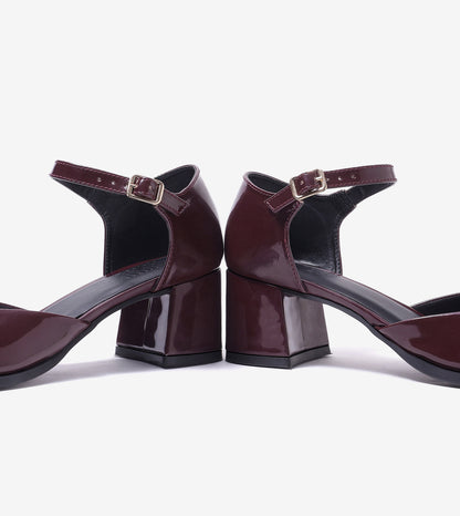 Mary Jane Heels - Wine