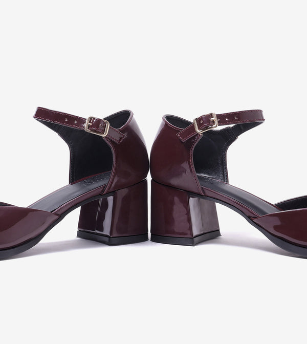Mary Jane Heels - Wine