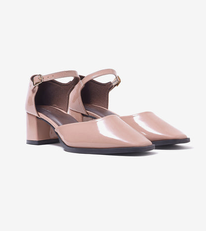 Mary Jane Heels - Nude