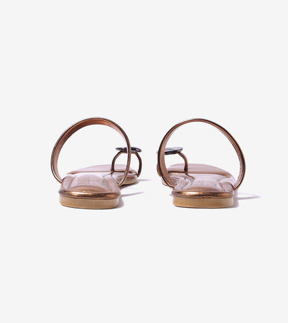 Metallic Toe Ring Flat - Antique Gold