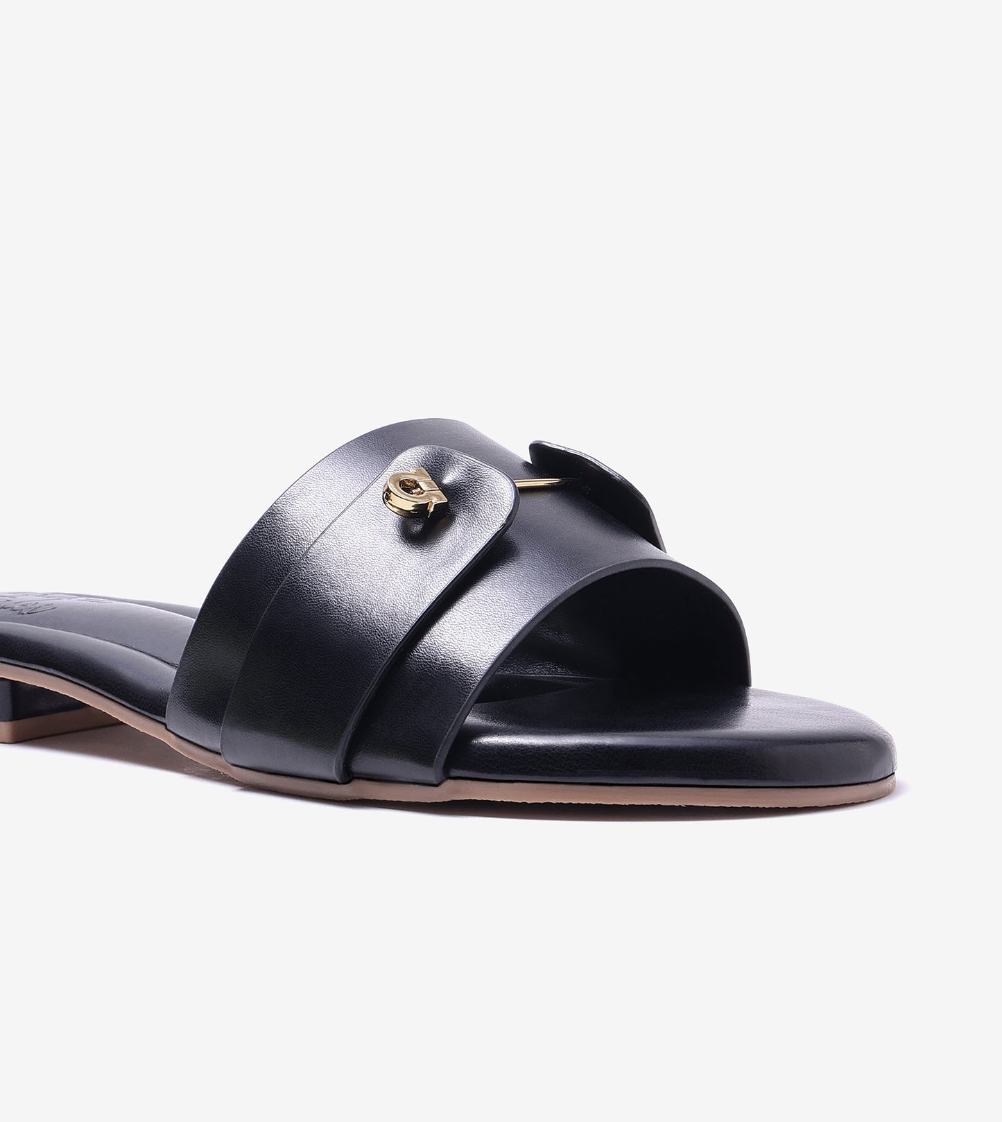 Minimal Muse Slip-On Flats - Black