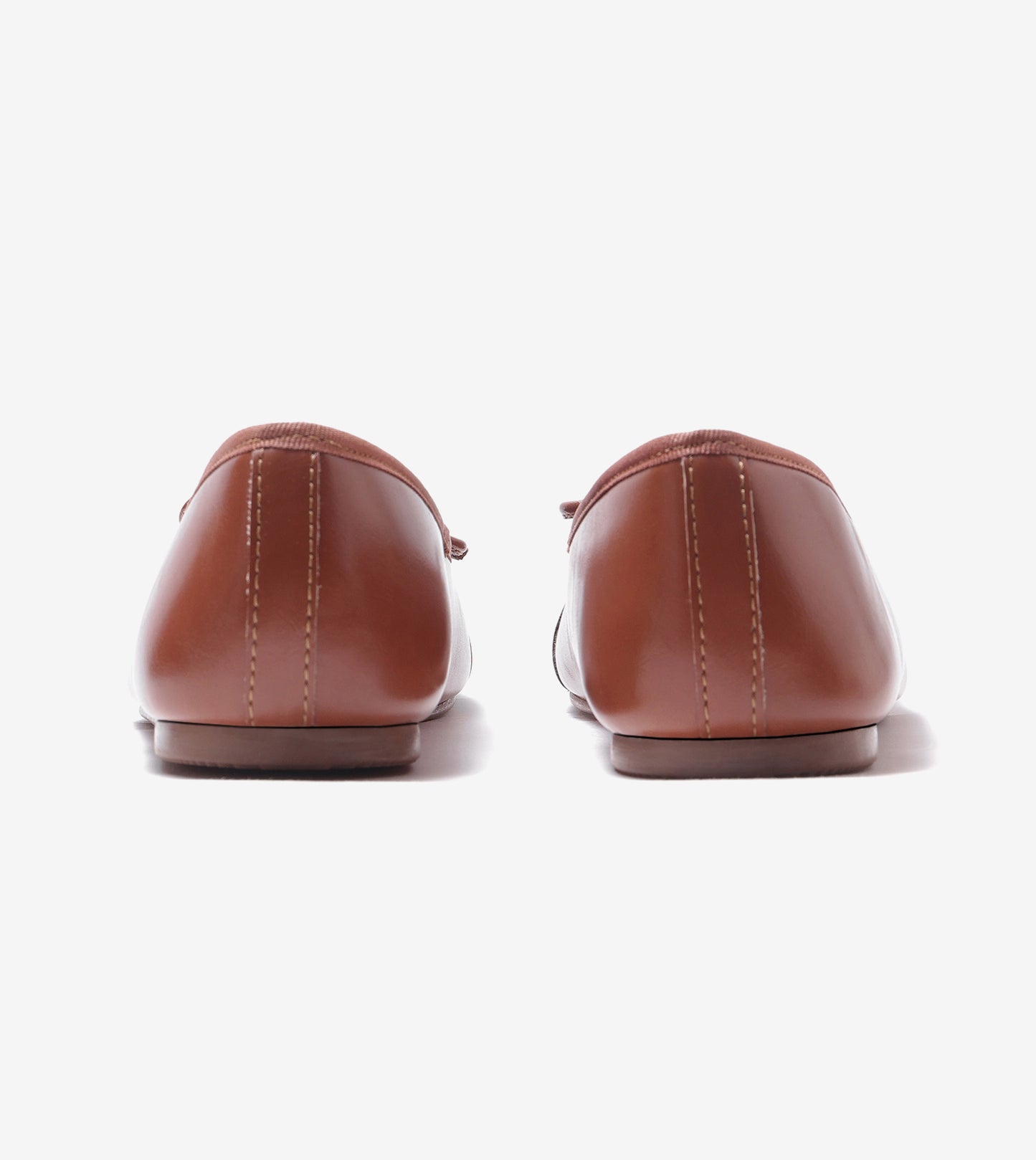 Classic Bow Detail Ballet Flats - Tan