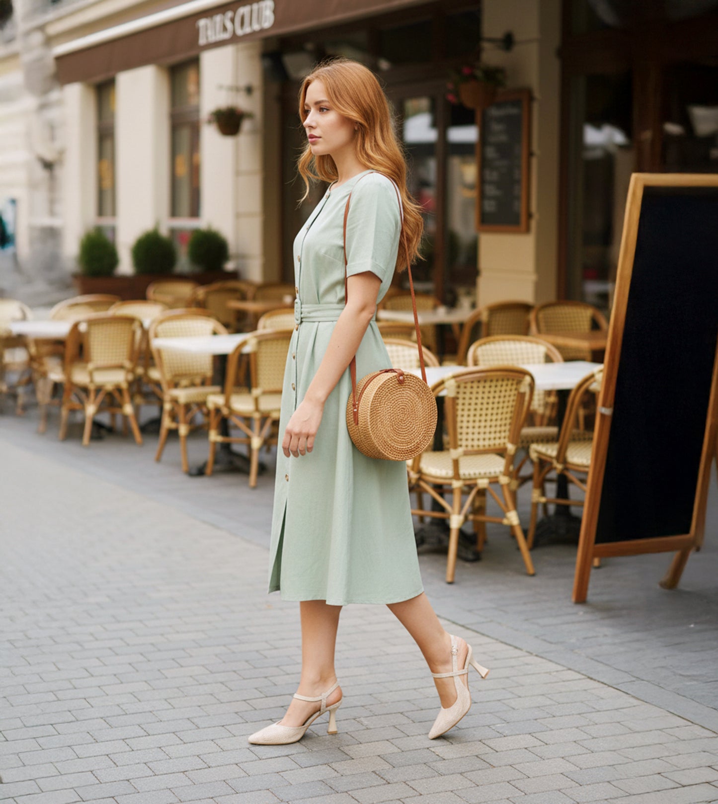 Snake Print Pointed Toe Slingback Pumps - Grey