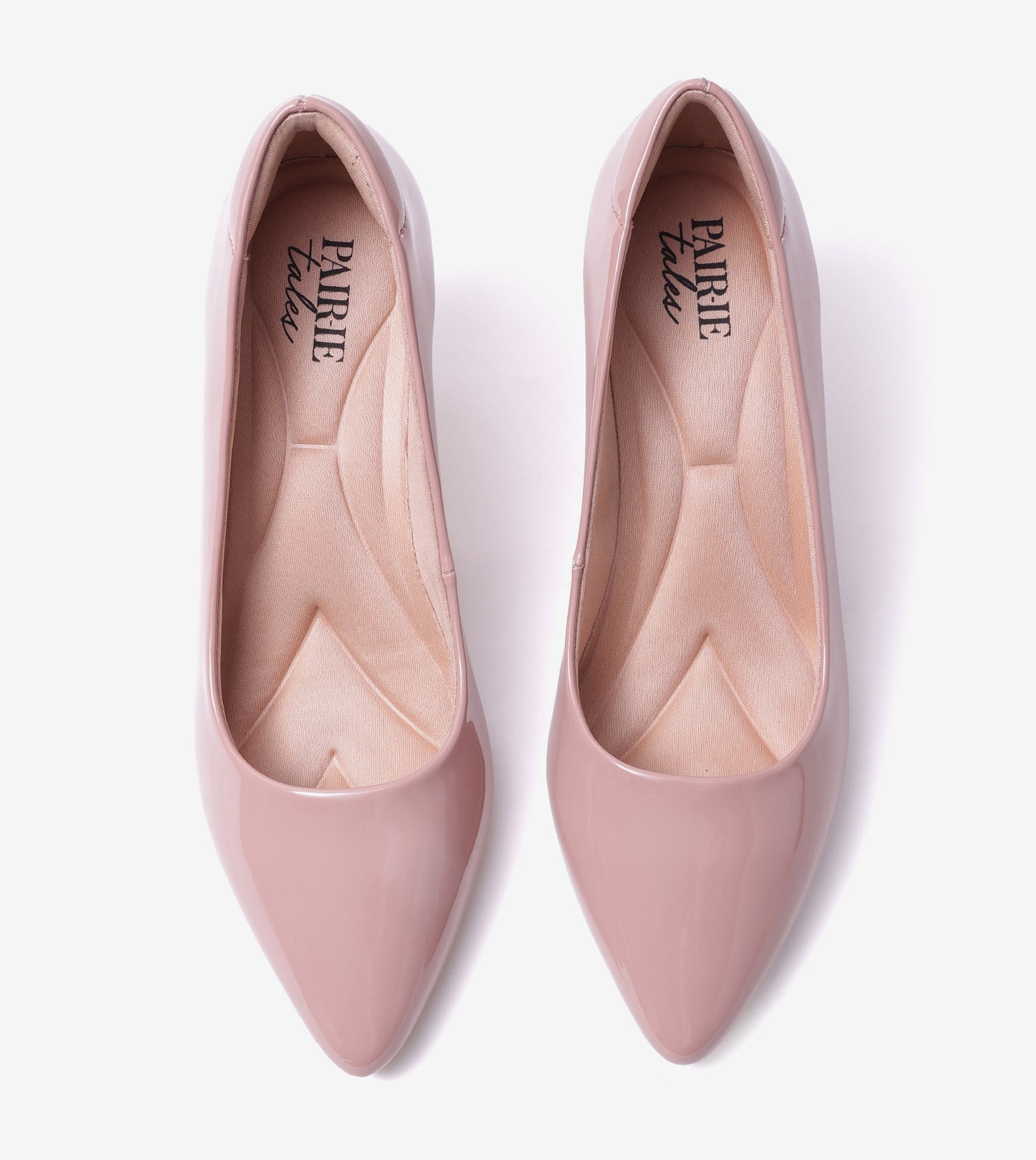 Classic Pointed-Toe Pumps - Nude Pink