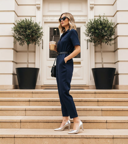 Crackled Metallic Pumps - Silver