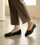 Modern Classic Patent Ballet Flats - Black