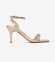 Ankle Strap Stilettos - Light Gold
