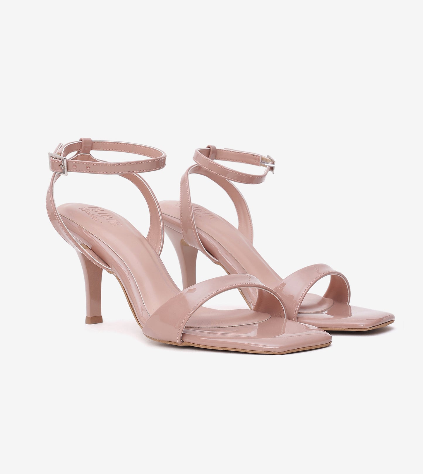 Ankle Strap Stilettos - Nude Pink