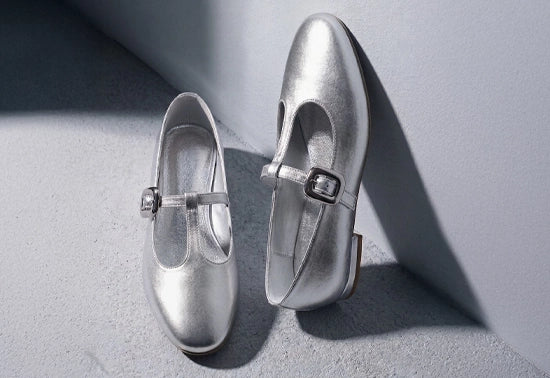 How metallics are defining women’s shoe trends