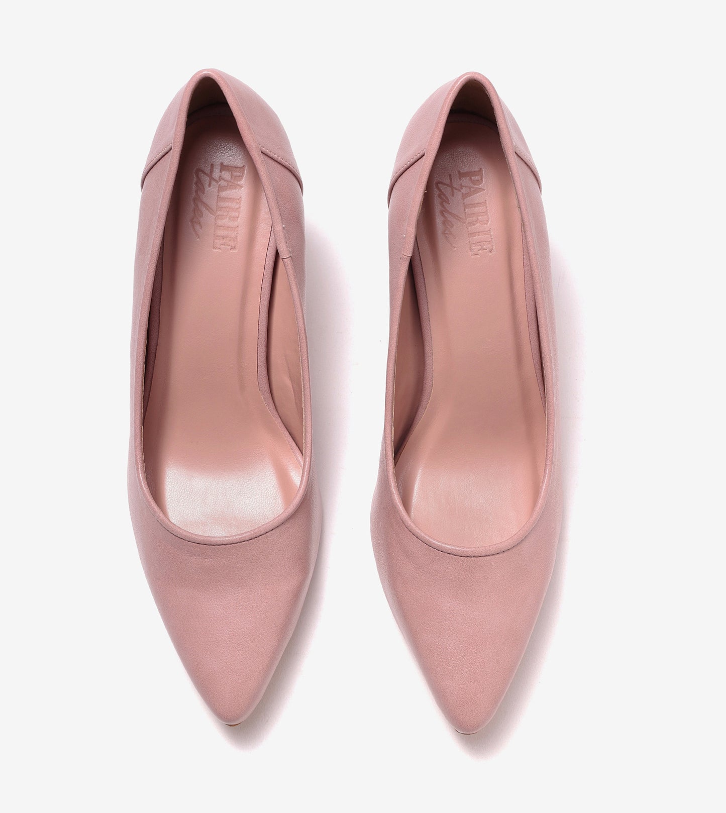 Matt Pointed Toe Pumps - Nude Pink
