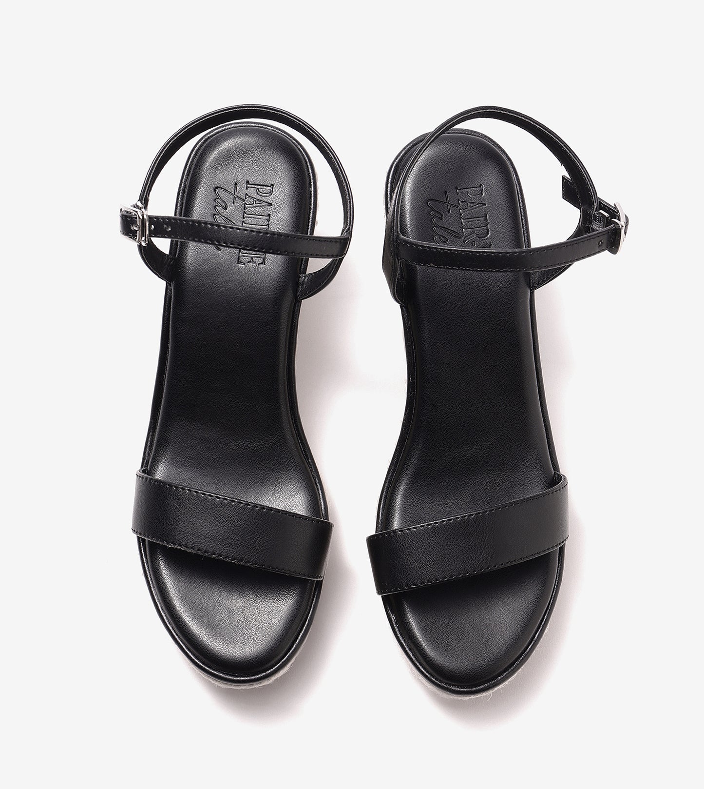 Espadrille Wedges - Black