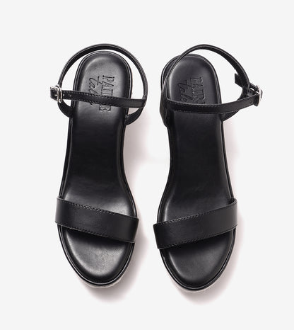 Espadrille Wedges - Black
