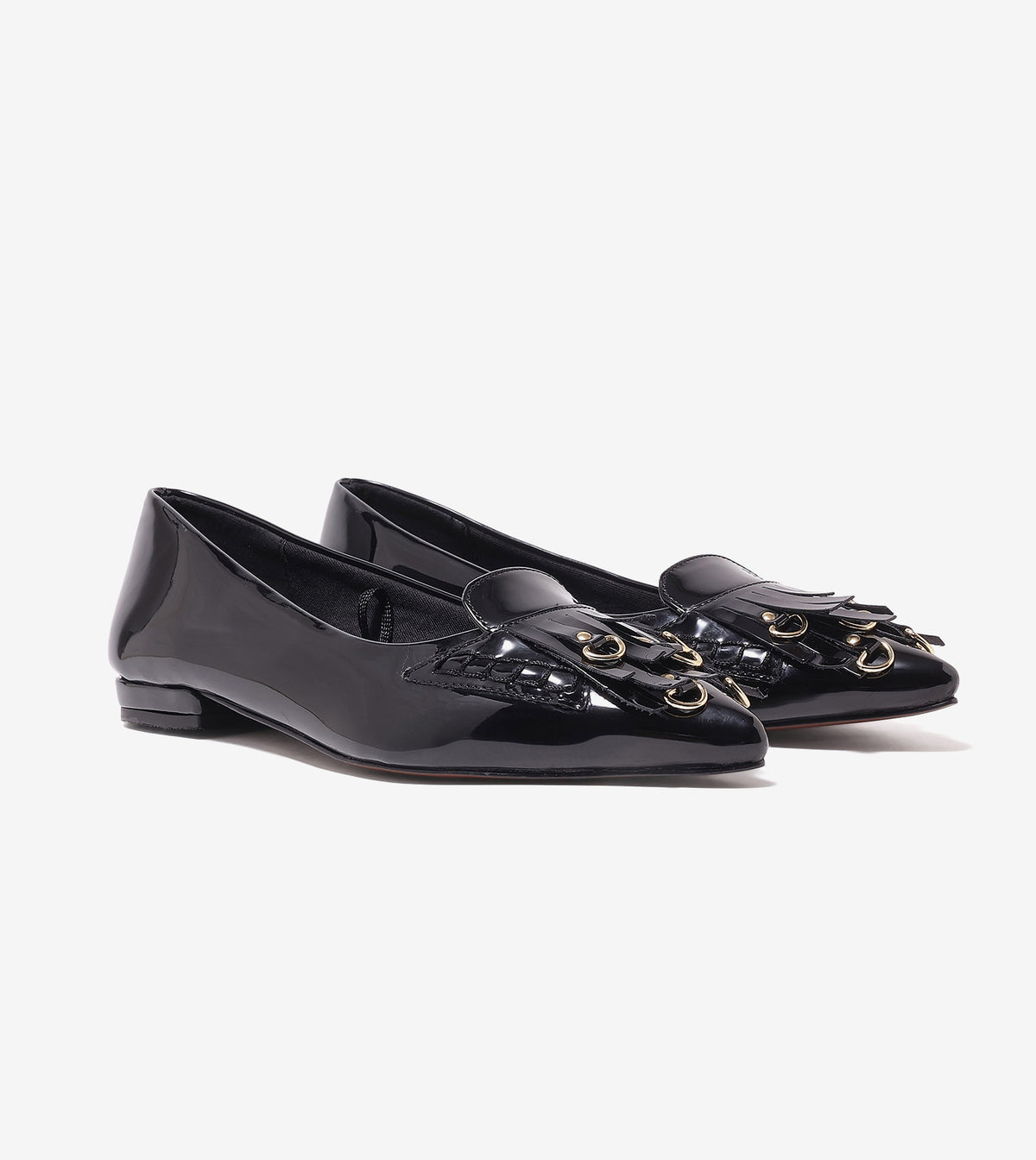 Atelier Fringe Flats - Black