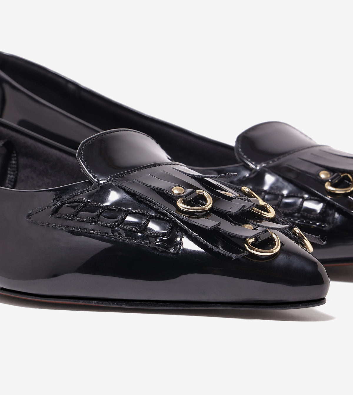 Atelier Fringe Flats - Black