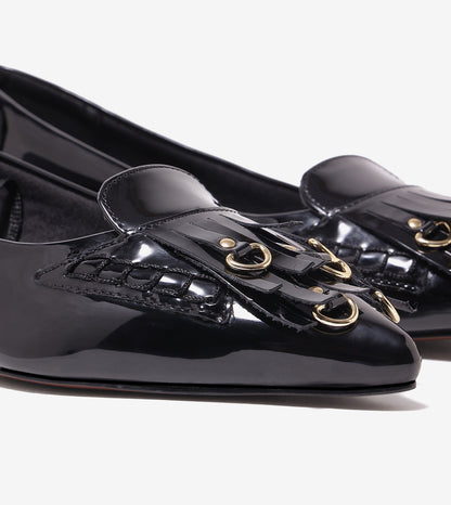 Atelier Fringe Flats - Black