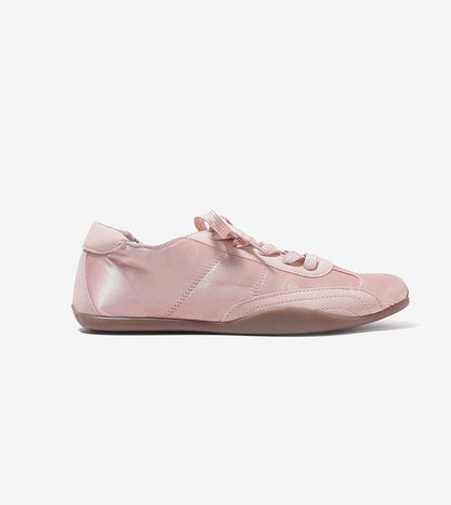 DRIFT ribbon lace-up sneakers for women in candy pink, product view 4